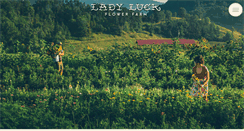 Desktop Screenshot of ladyluckflowerfarm.com