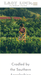 Mobile Screenshot of ladyluckflowerfarm.com